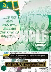 Luffy Is the Man Who Will Become the King of Pirates!!!